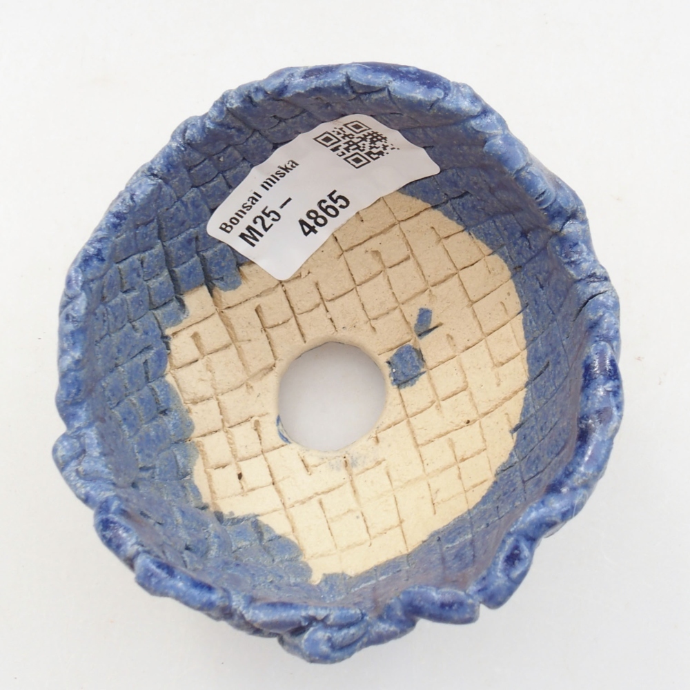 Keramická Skořápka  7 x 7 x 5,5 cm , barva modrá
