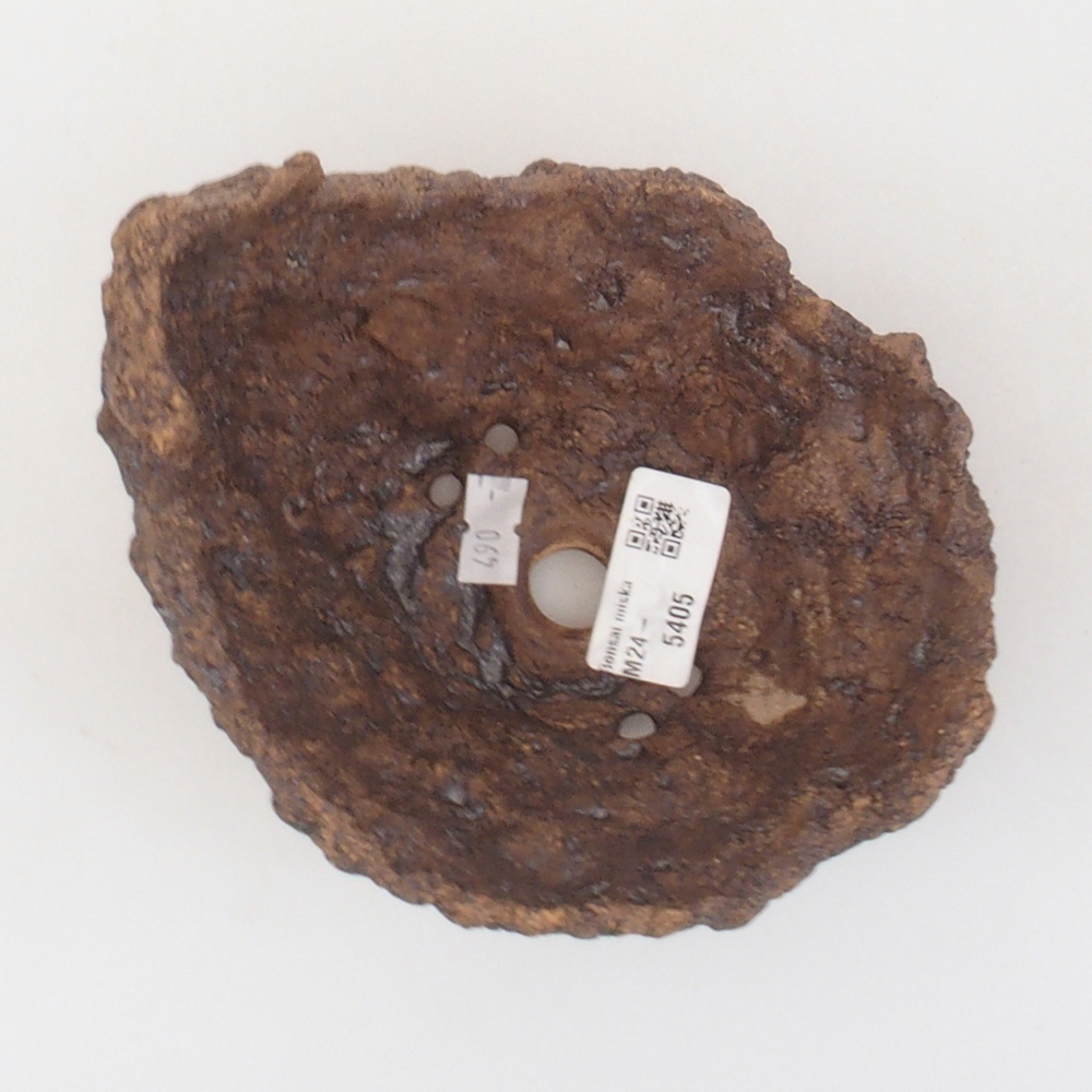 Keramická Skořápka  13,5 x 12 x 13,5 cm , barva hnědá
