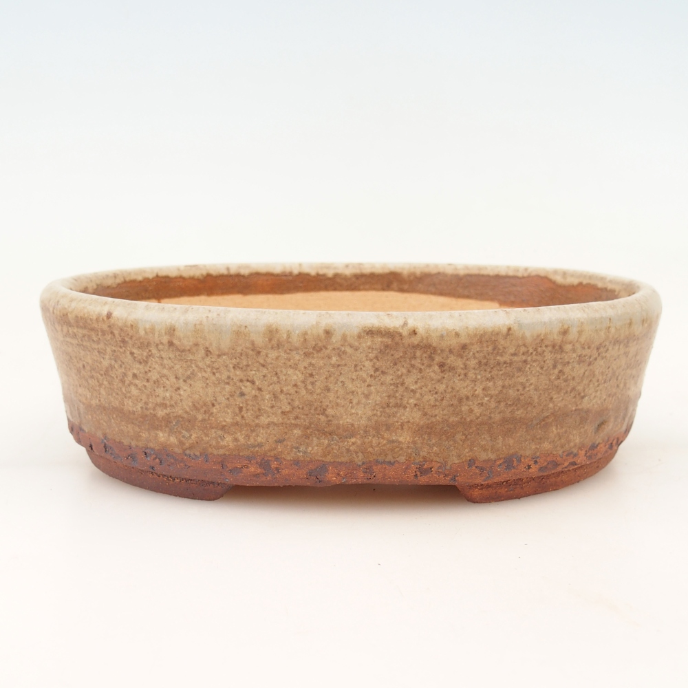 Bonsai miska 19 x 15,5 x 5,5 cm , barva béžová