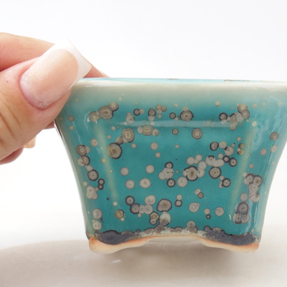 Miska 8,5 x 8,5 x 6 cm barva modrá