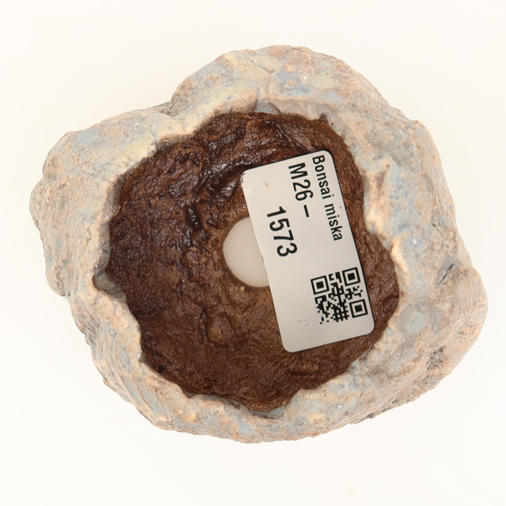 Keramická Skořápka  4,5 x 4 x 6 cm , barva modrá