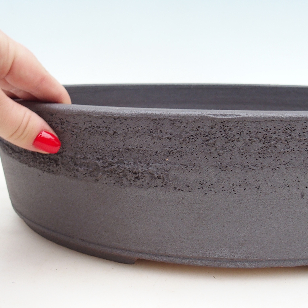 Bonsai miska 38 x 31 x 10 cm , barva hnědá