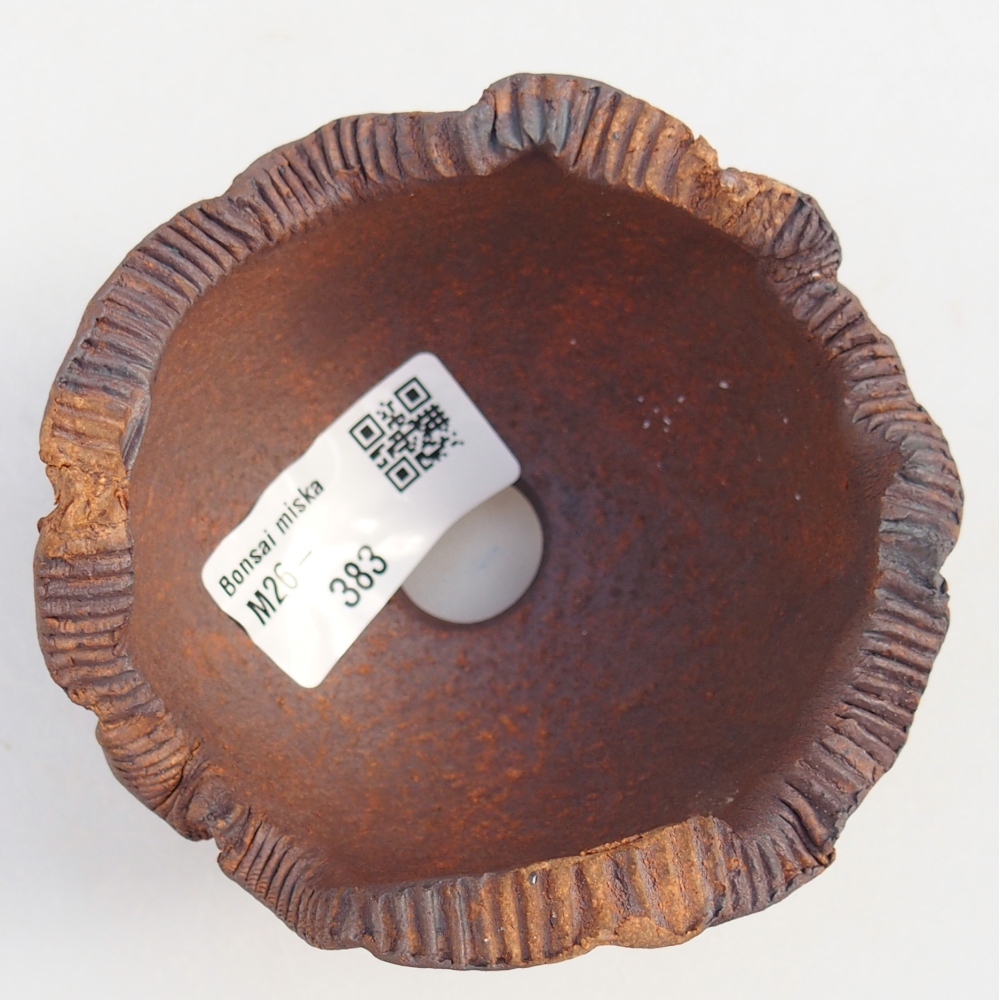 Keramická Skořápka 9 x 9 x 7 cm , barva hnědá