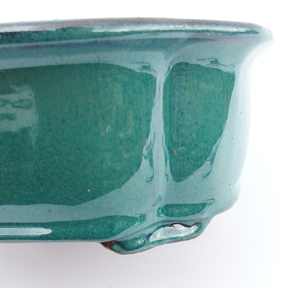 Miska 32 x 26 x 10,5  cm barva zelenomodrá