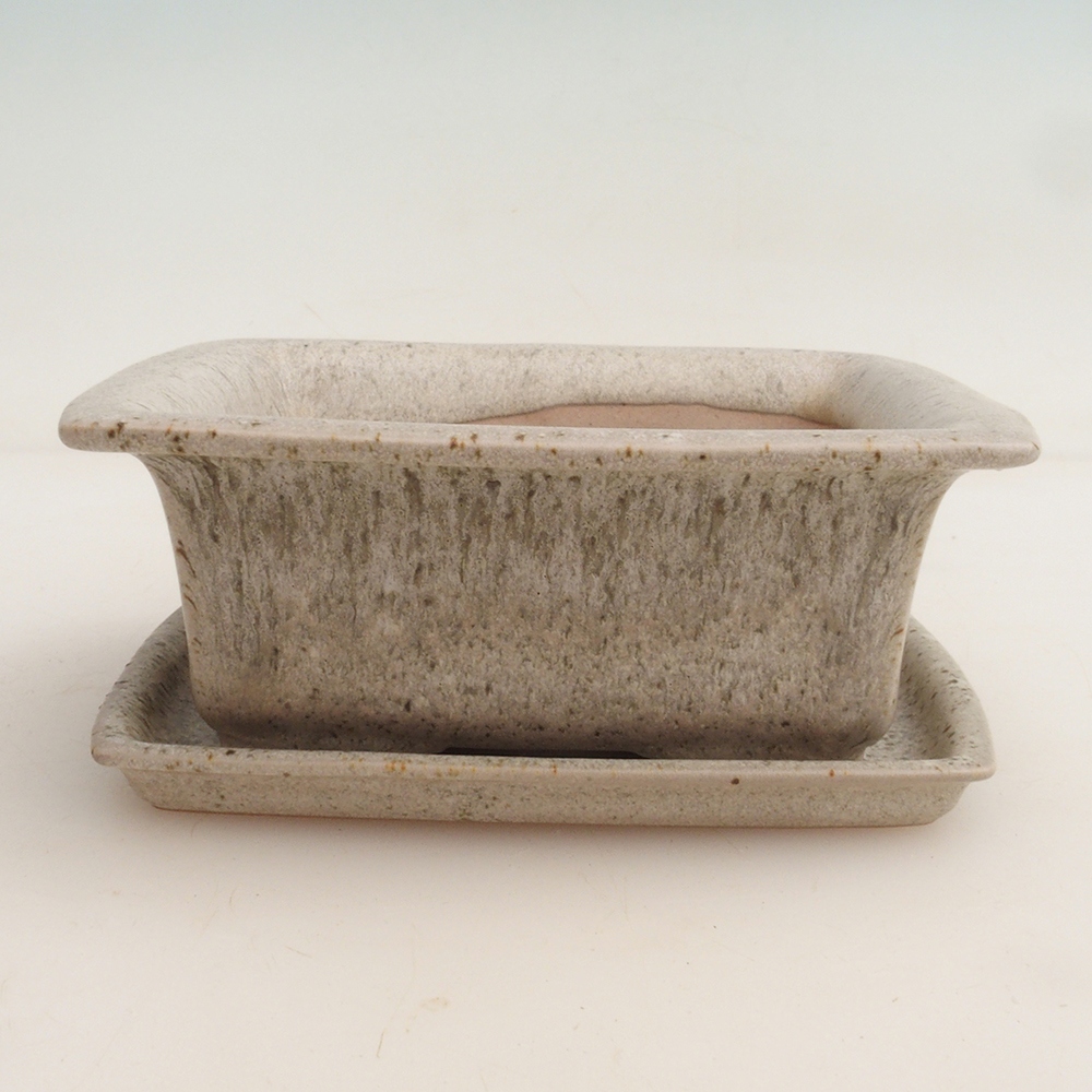 Bonsai miska + podmiska H11 - 11,5 x 10 x 4 cm. 