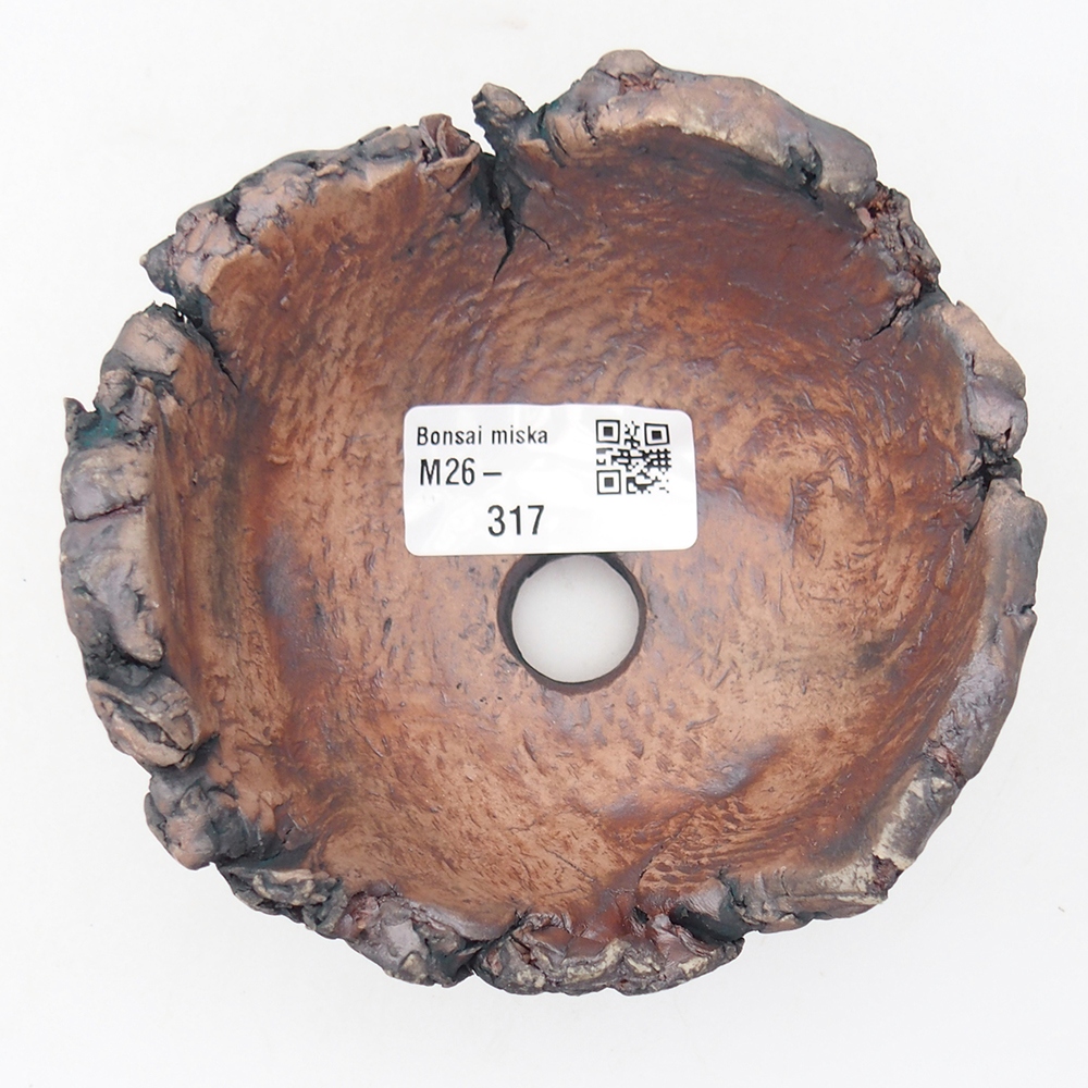 Keramická Skořápka 11 x 10,5 x 7 cm , barva zelená