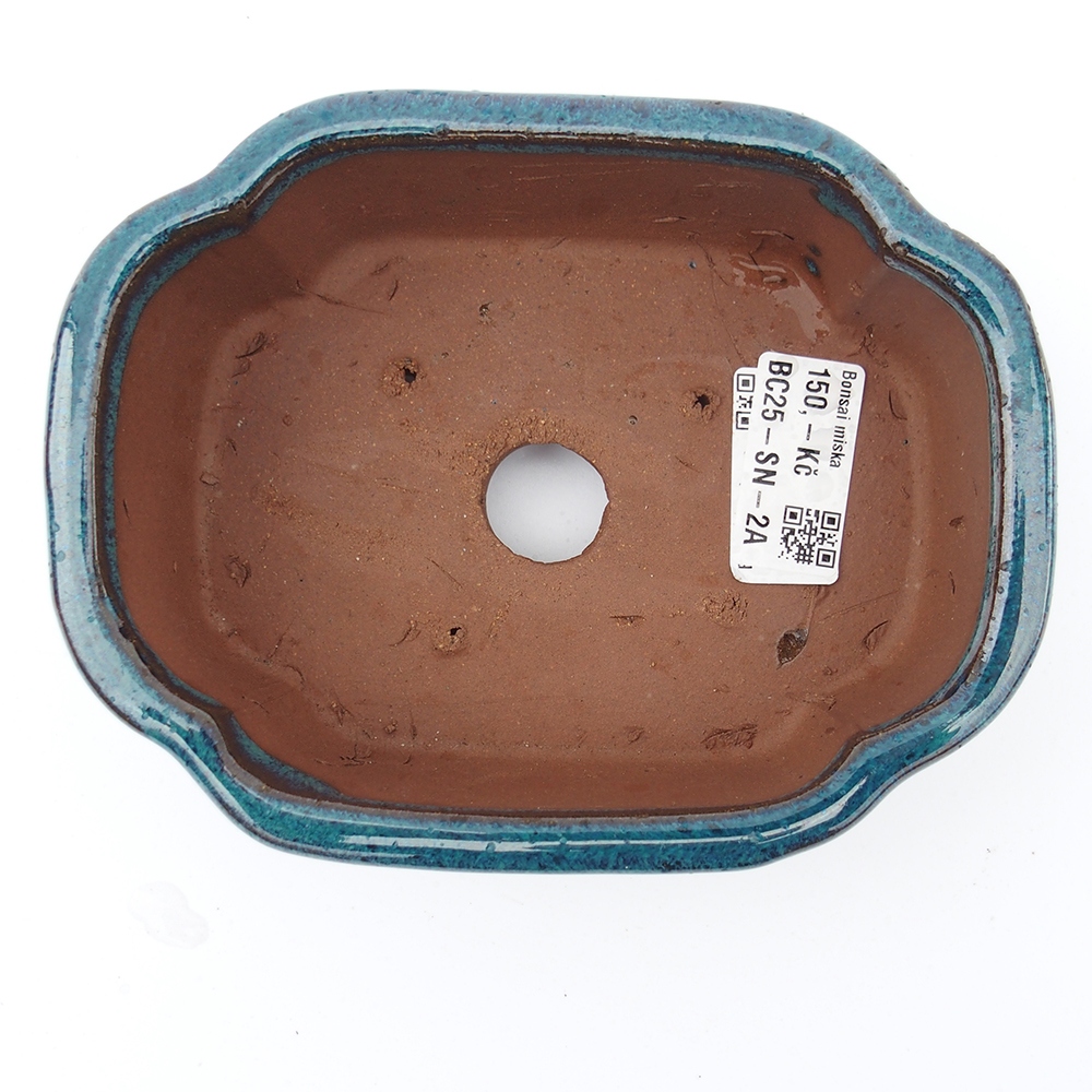 Miska 16 x 13 x 5,5 cm barva modrozelená