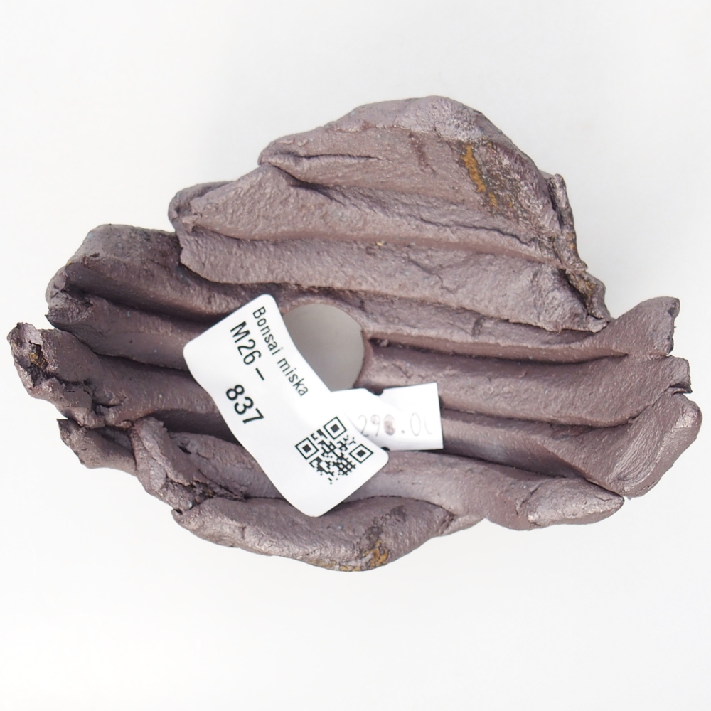 Keramická Skořápka 10 x 7,5 x 7 cm , barva kovová