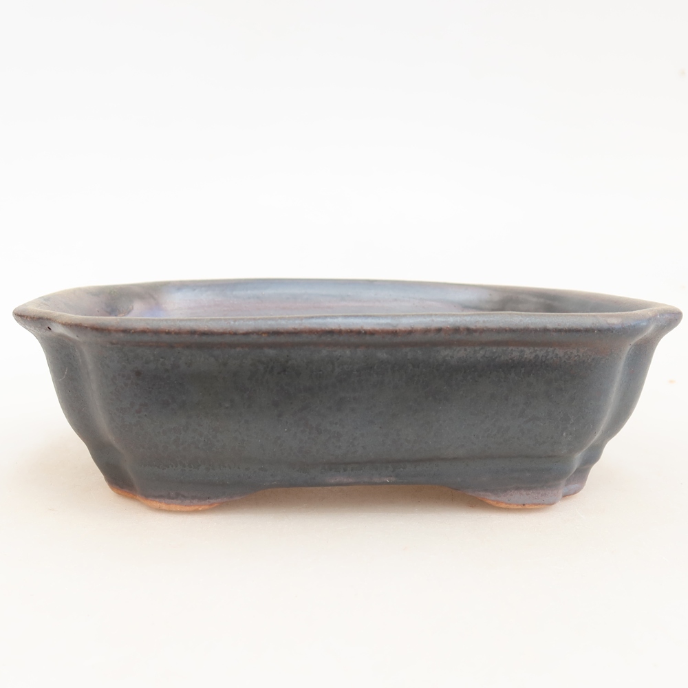Keramická bonsai miska 15,5 x 12 x 4,5 cm, barva hnědá