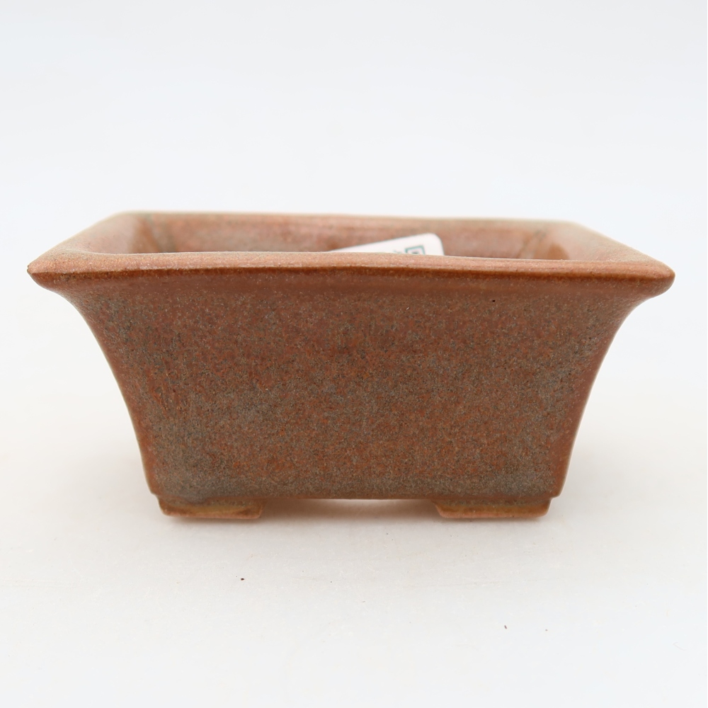 Keramická bonsai miska 8,5 x 6 x 4 cm, barva hnědá
