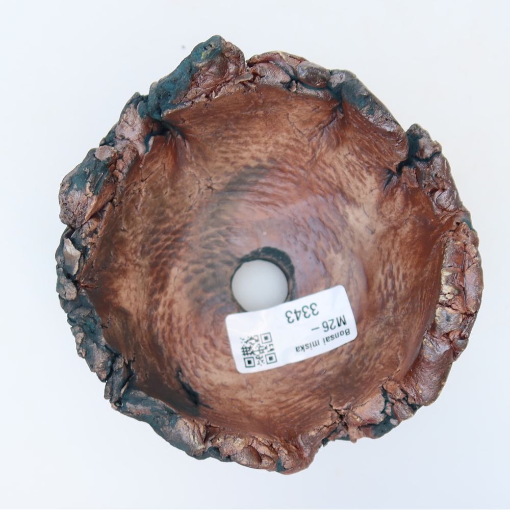 Keramická Skořápka  11 x 11 x 7,5 cm , barva zelená