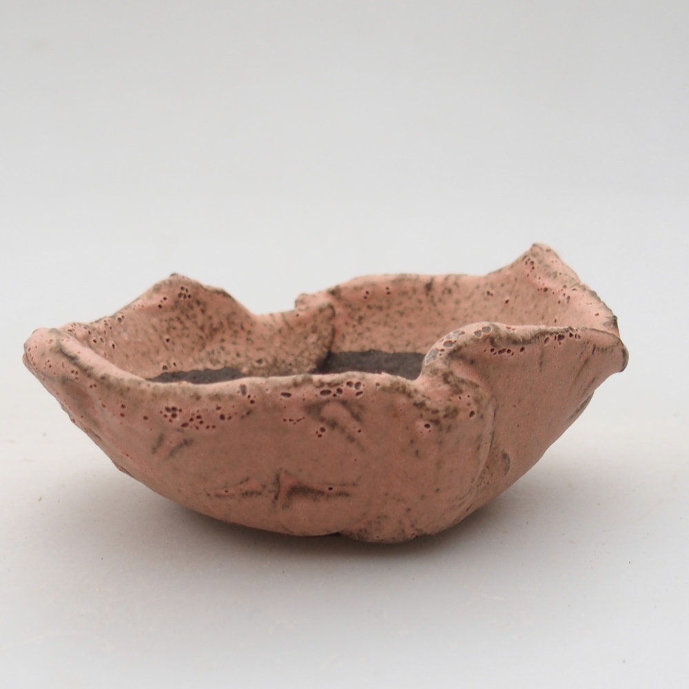 Keramická Skořápka  9 x 7,5 x 4 cm , barva růžová