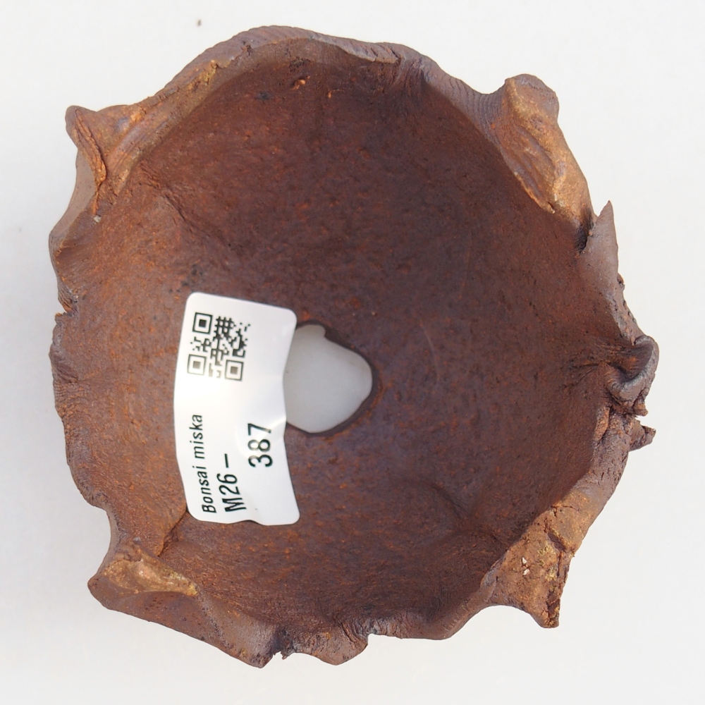 Keramická Skořápka 9 x 9 x 6,5 cm , barva hnědá