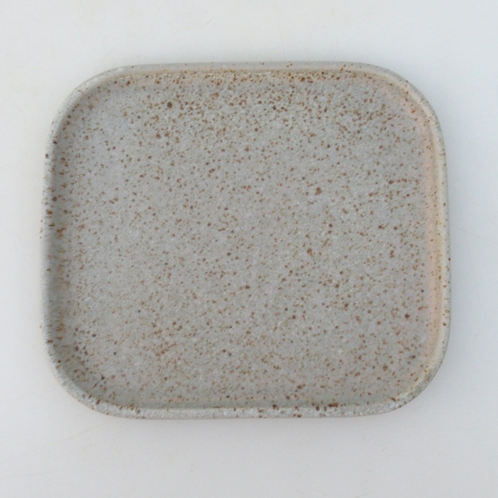 Keramická podmiska H38 -12 x 11 x 1 cm  - béžová