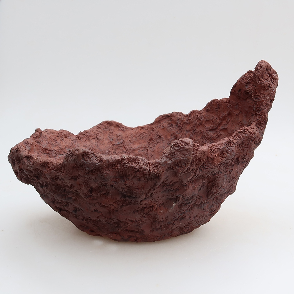 Keramická Skořápka 23 x 20 x 16,5 cm , barva hnědá