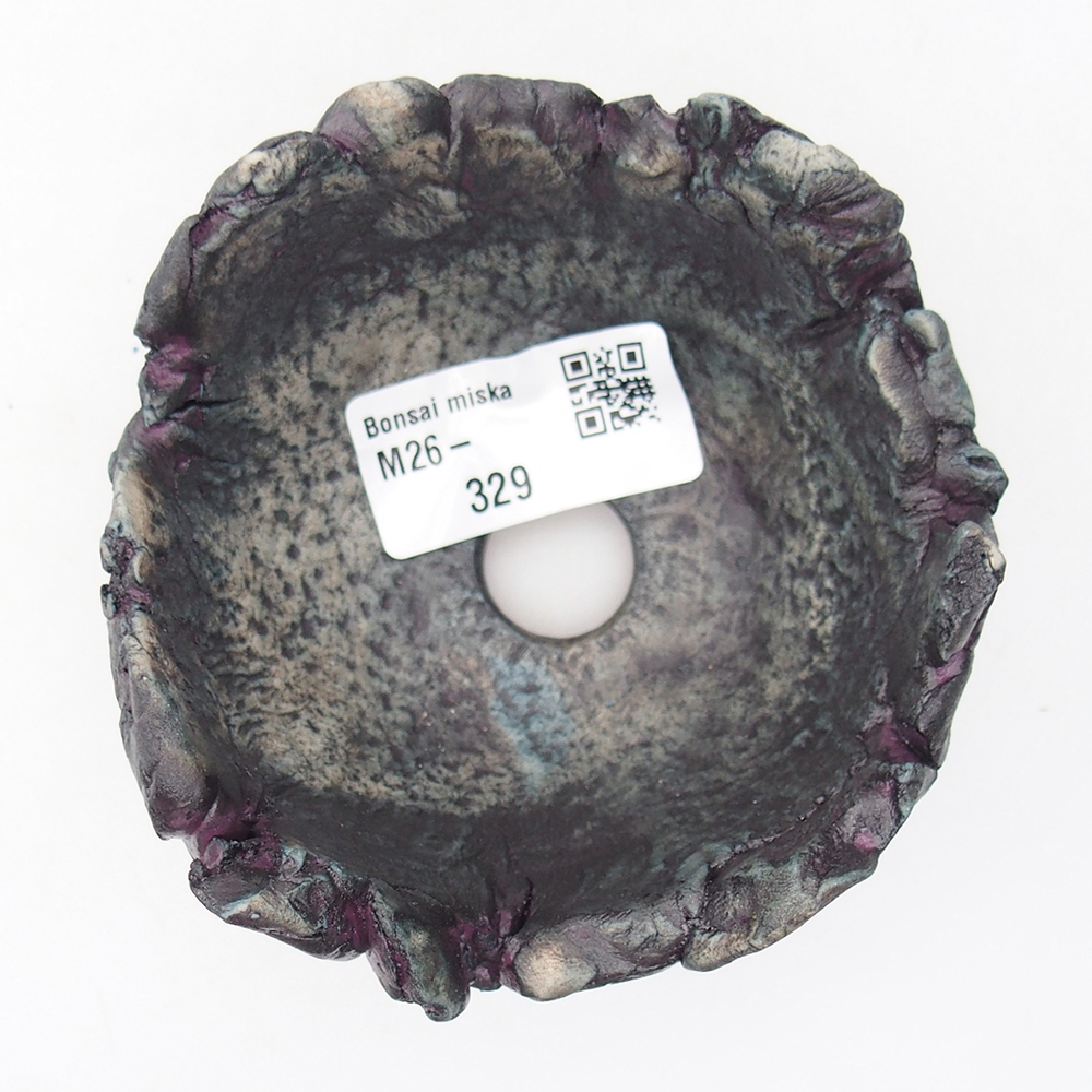 Keramická Skořápka 9,5 x 9,5 x 5,5 cm , barva fialová