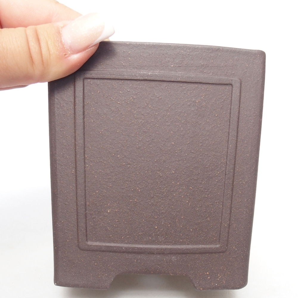Miska 9 x 9 x 10 cm barva hnědá