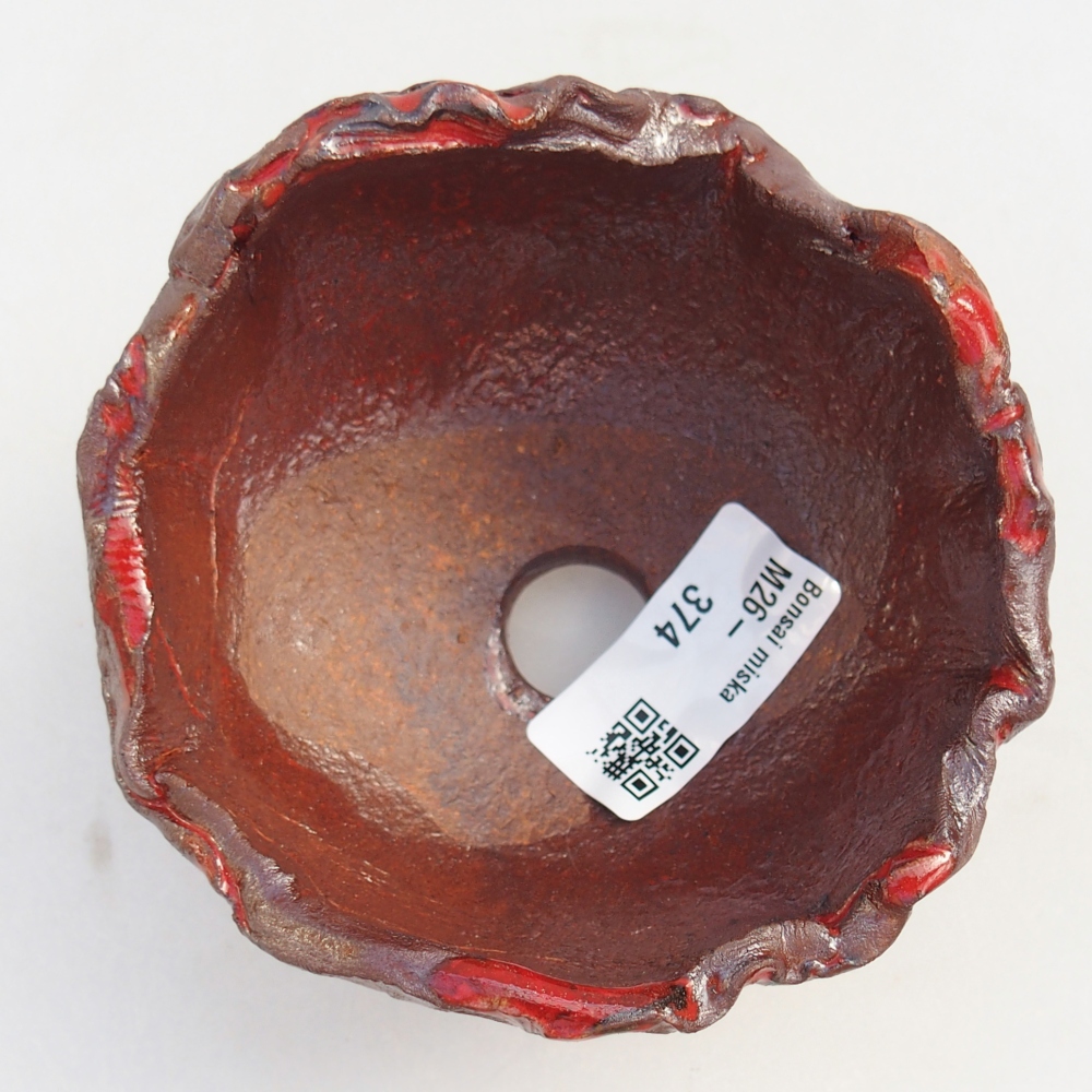 Keramická Skořápka 10 x 10 x 8 cm , barva hnědá