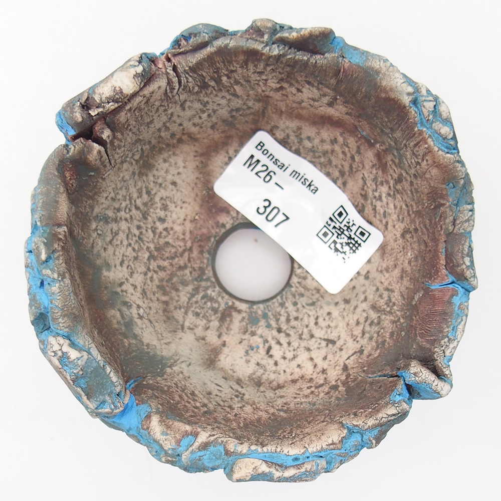 Keramická Skořápka 9 x 9 x 5,5 cm , barva modrá