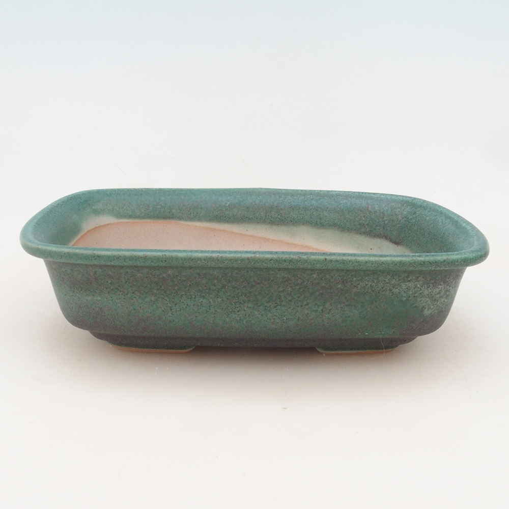 Bonsai miska + podmiska H02 - zelená