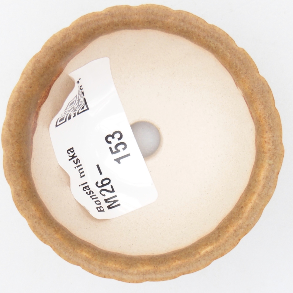 Mini bonsai miska 5,5 x 5,5 x 3 cm, barva hnědá