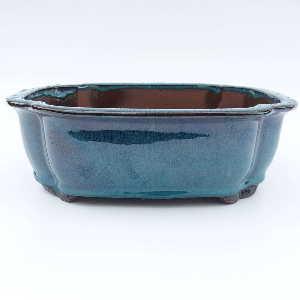 Miska 32 x 26 x 10,5 cm barva modrozelená