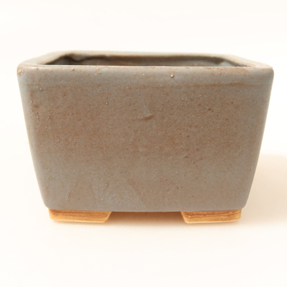 Keramická bonsai miska 8,5 x 8,5 x 5,5 cm, barva modrá
