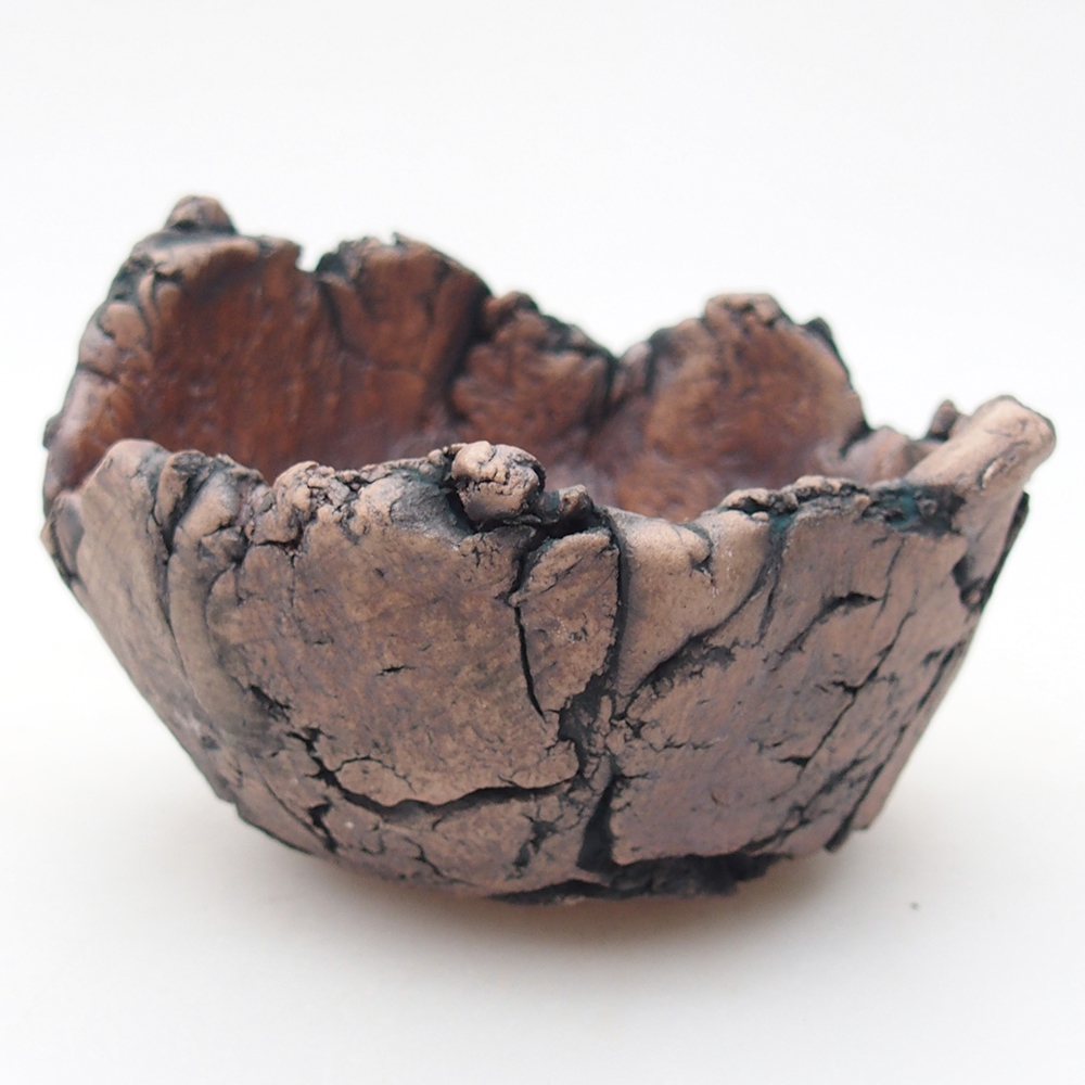 Keramická Skořápka 9 x 8,5 x 6 cm , barva zelená