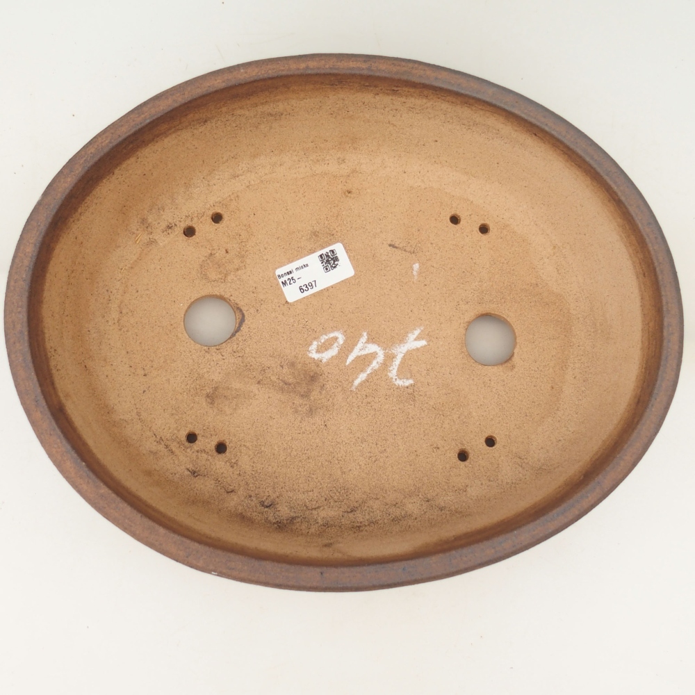 Bonsai miska 32,5 x 25,5 x 9,5 cm , barva hnědá