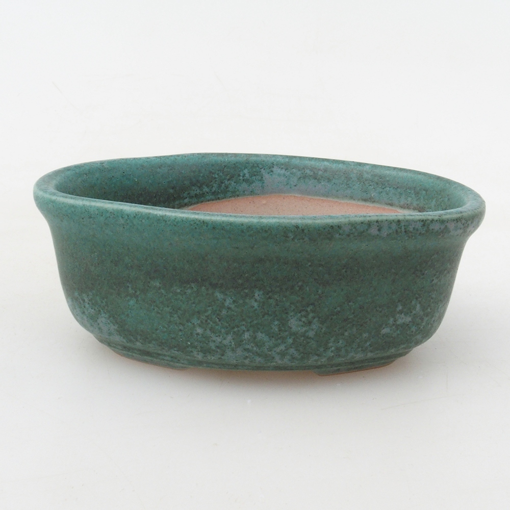Bonsai miska H05 - 11 x 8 x 4 cm.  - zelená