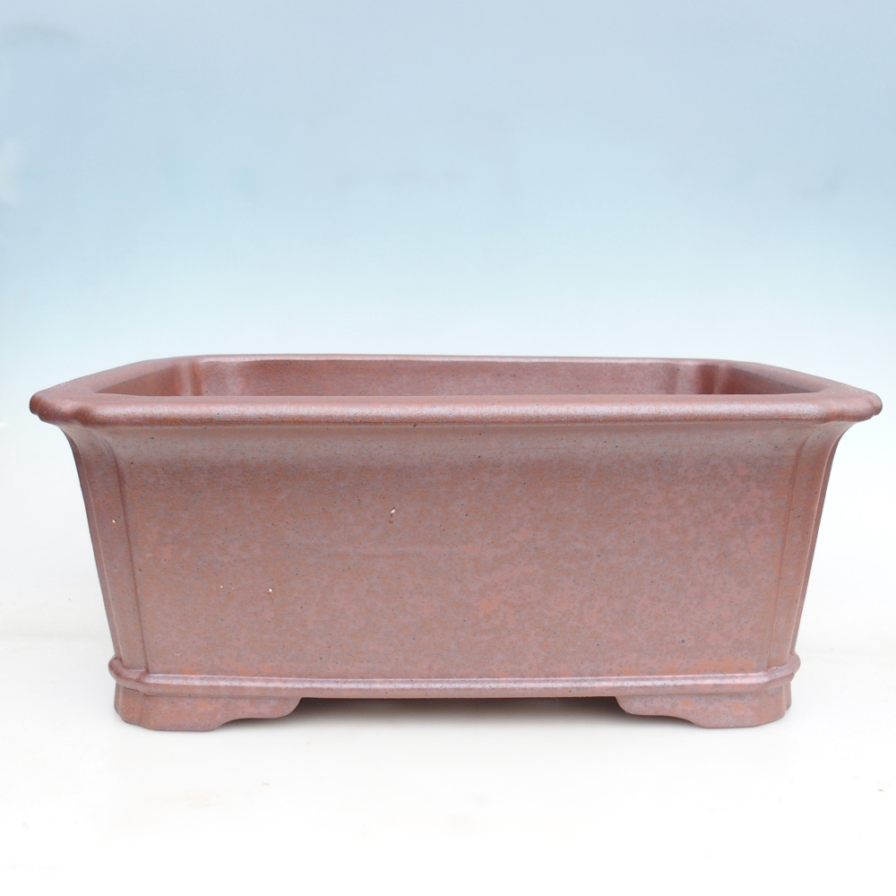 Keramická bonsai miska 51,5 x 37,5 x 20 cm , barva kovová -POUZE OSOBNÍ ODBĚR nebo paletová přeprava