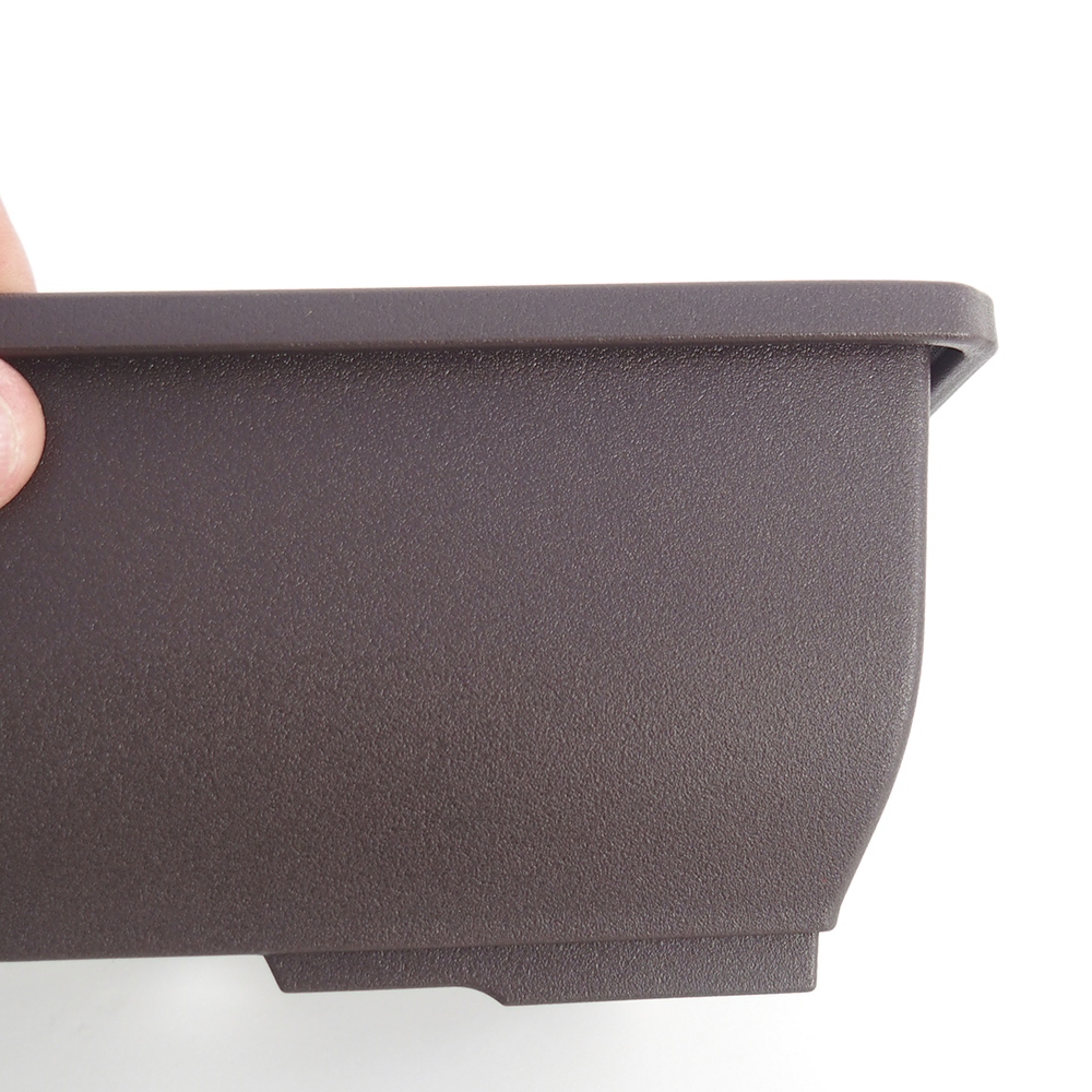 Miska plast MP-14 - 23,5 x 18,5 x 8 cm barva Hnědá