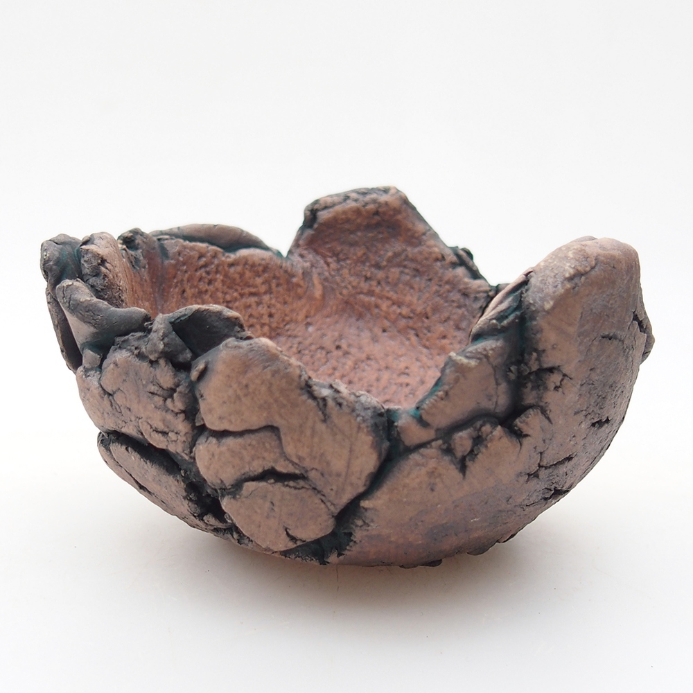 Keramická Skořápka 9 x 9 x 6 cm , barva zelená