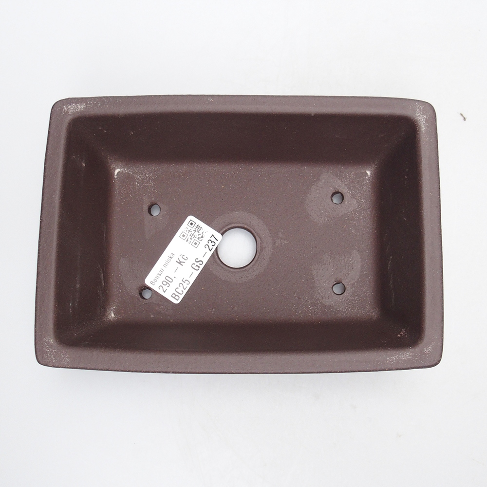 Miska 17 x 12 x 5,5 cm barva hnědá