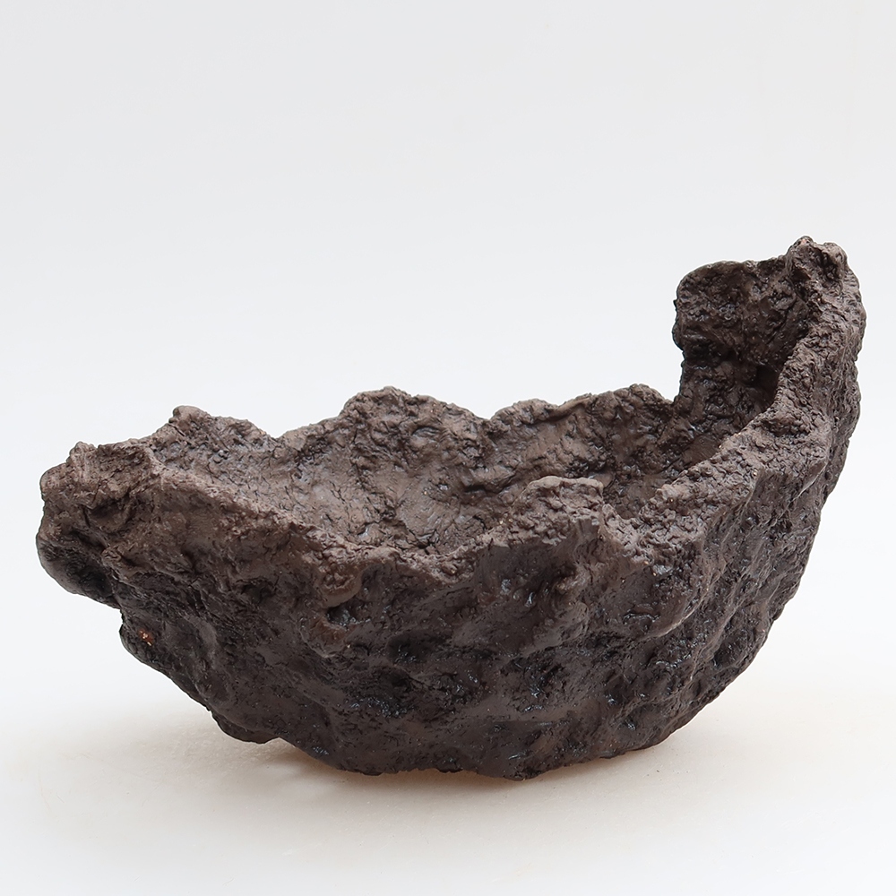 Keramická Skořápka 20 x 16 x 13 cm , barva hnědá