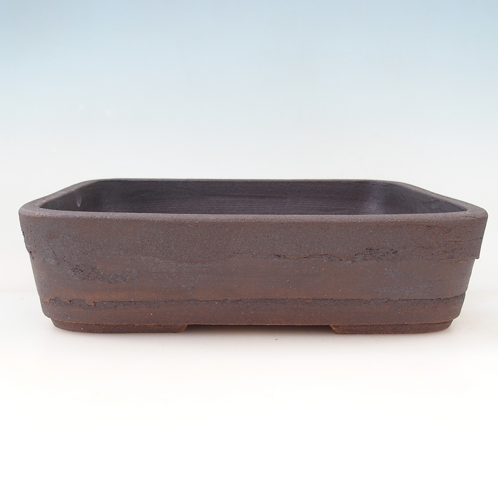 Bonsai miska 30,5 x 25 x 8 cm , barva hnědá