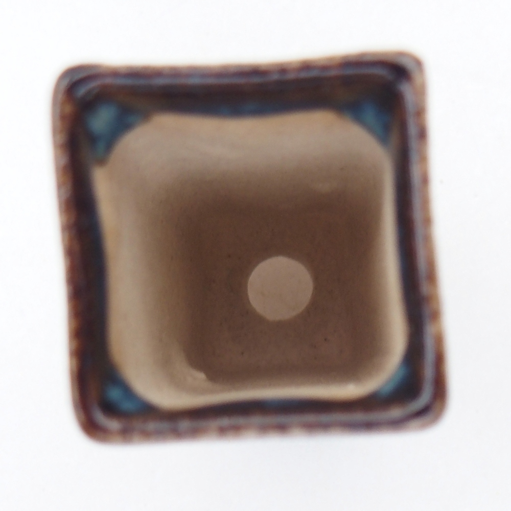 Mini bonsai miska 2 x 2 x 5 cm, barva modrá