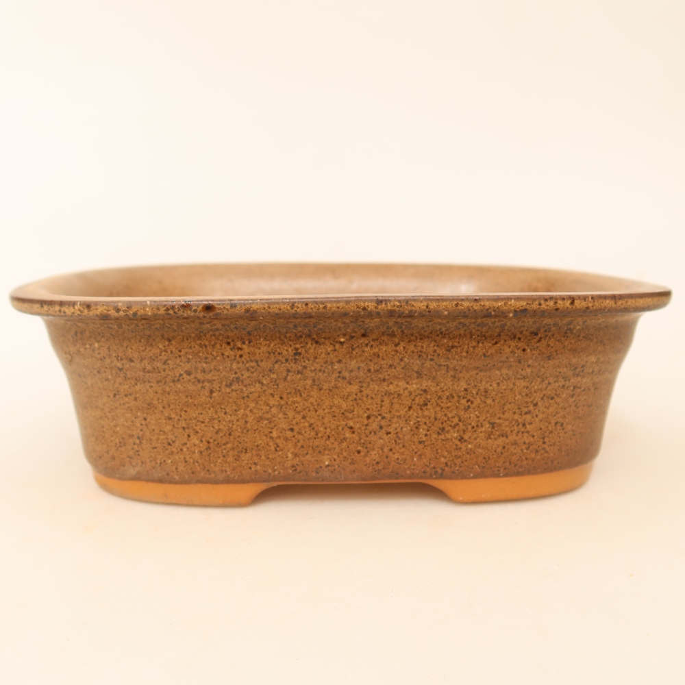 Keramická Miska  18 x 13 x 5,5 cm , barva hnědá