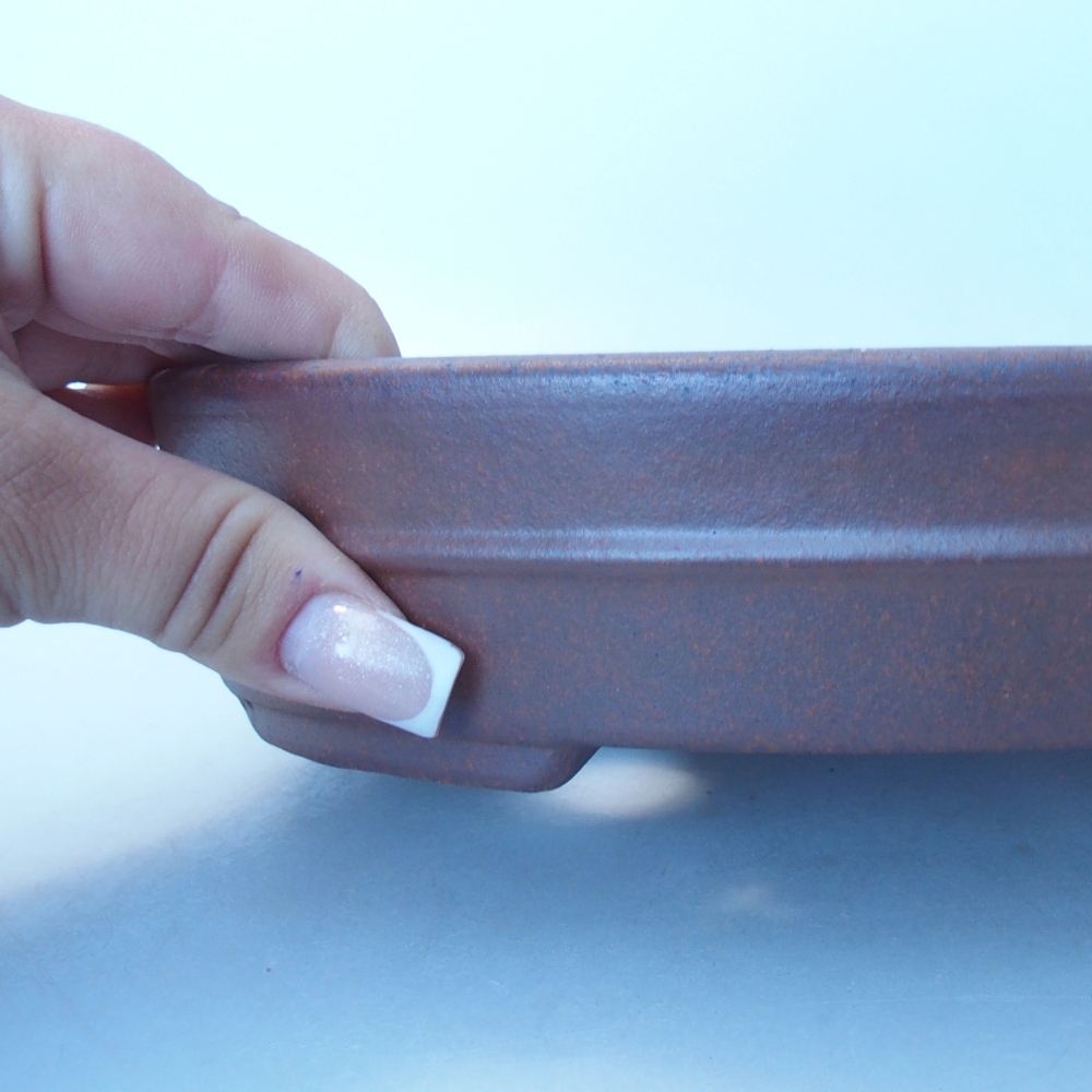 Miska 20,5 x 17 x 5 cm barva hnědá