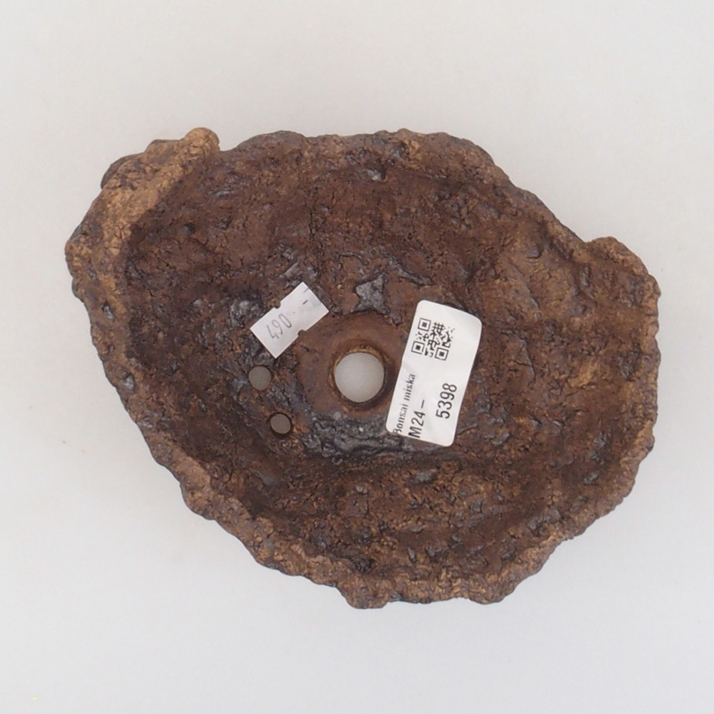 Keramická Skořápka  13,5 x 11 x 13 cm , barva hnědá