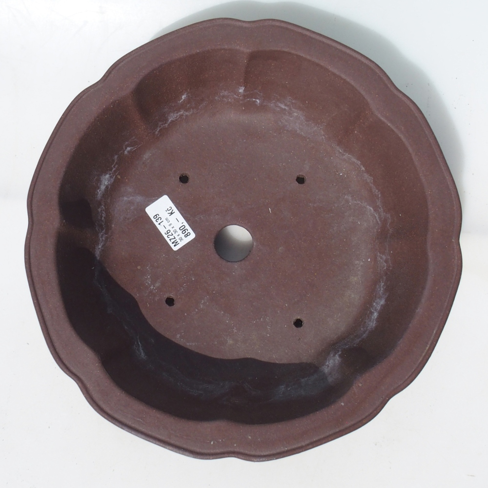 Bonsai miska 30 x 30 x 9 cm berva hnědá