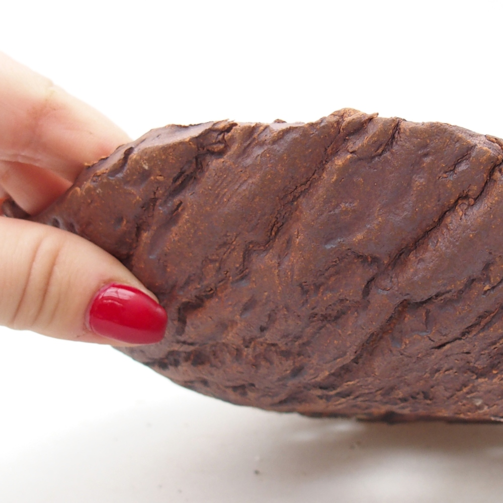 Keramická Skořápka  19 x 17 x 5 cm , barva hnědá