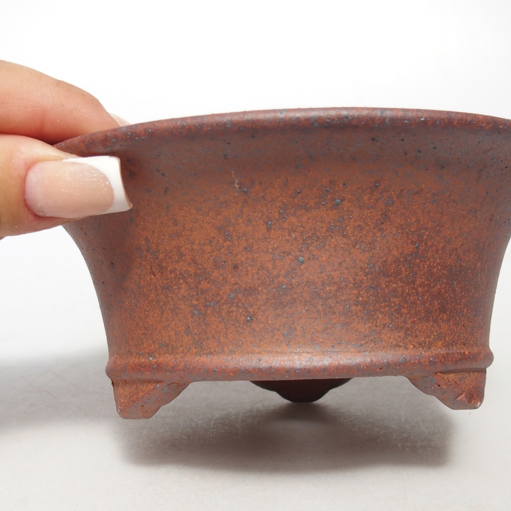 Miska 13 x 13 x 5 cm barva hnědá