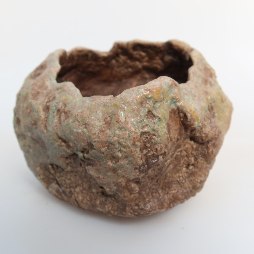 Keramická Skořápka  7,5 x 7 x 5 cm , barva zelená