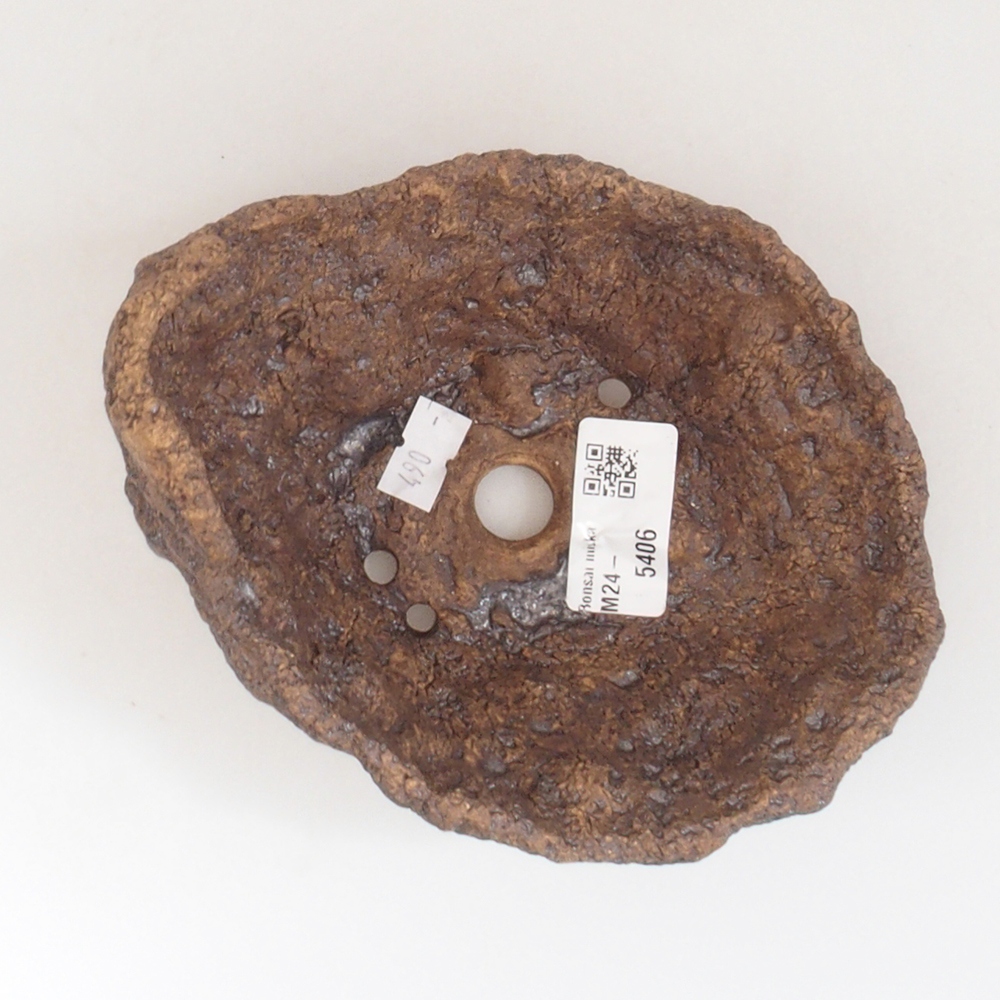 Keramická Skořápka  12,5 x 11 x 11,5 cm , barva hnědá