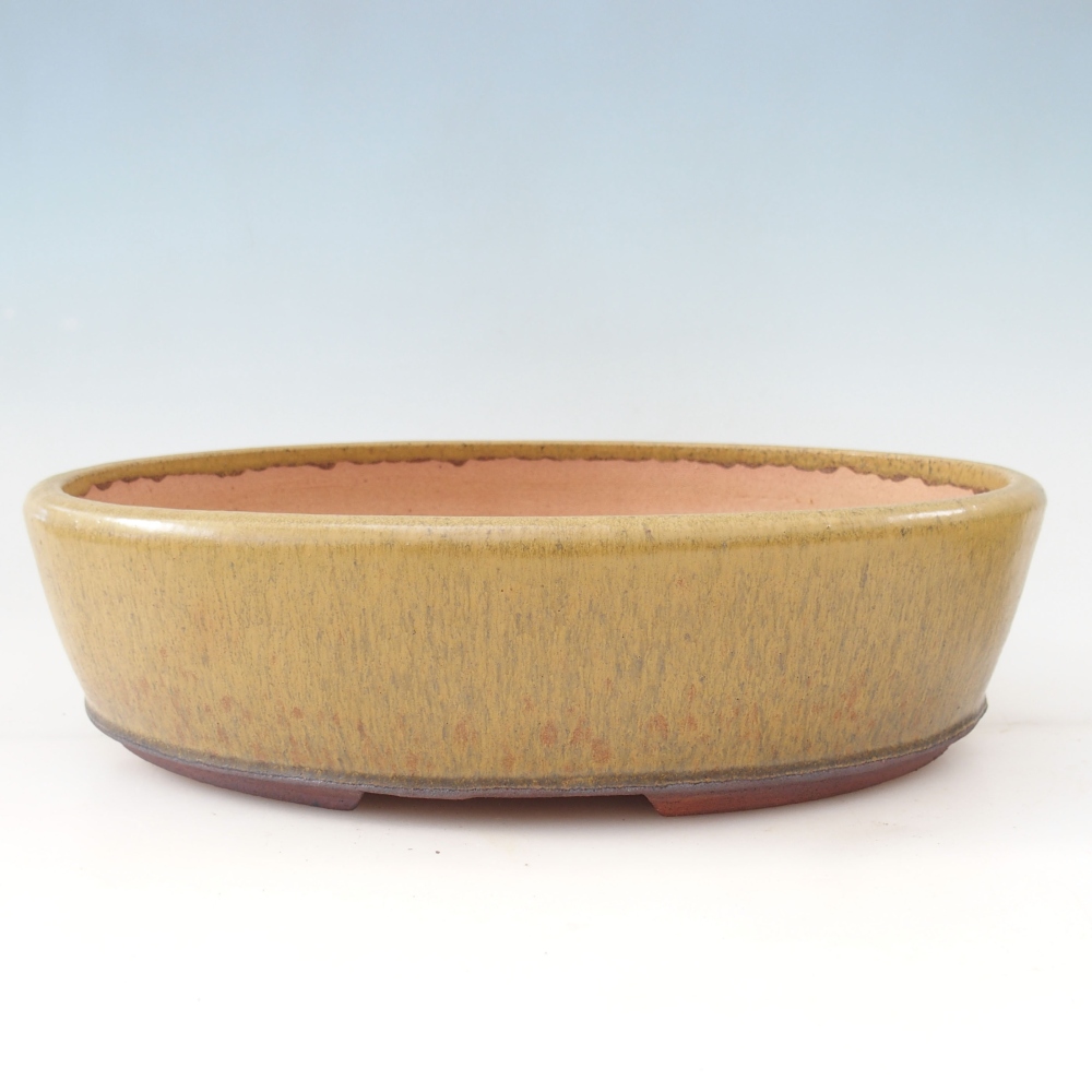 Bonsai miska 33 x 25 x 8,5 cm , barva žlutá