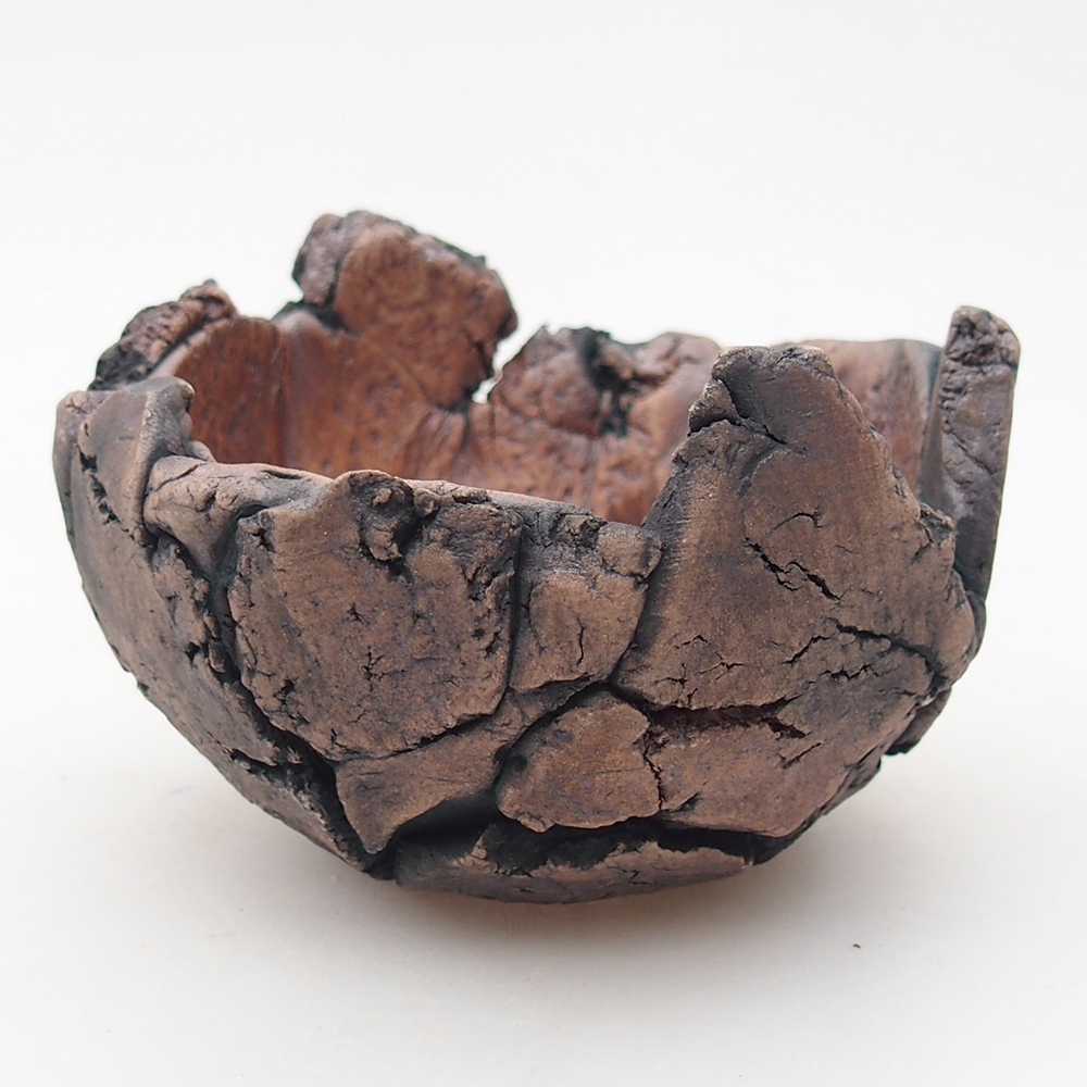 Keramická Skořápka 9 x 9 x 6 cm , barva zelená