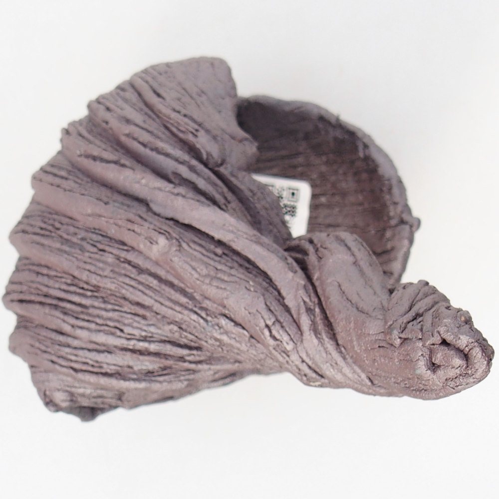 Keramická Skořápka 10 x 8,5 x 12,5 cm , barva kovová