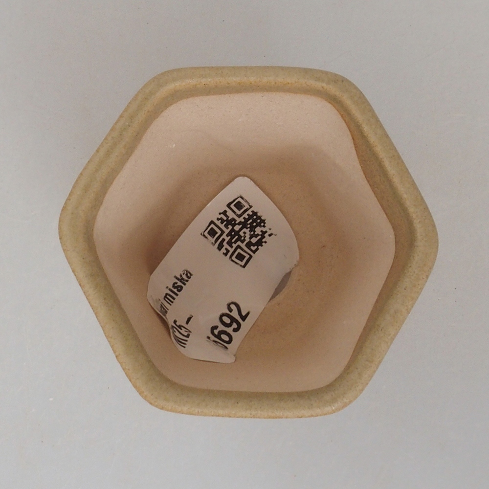 Mini bonsai miska 5 x 5 x 5 cm, barva hnědá