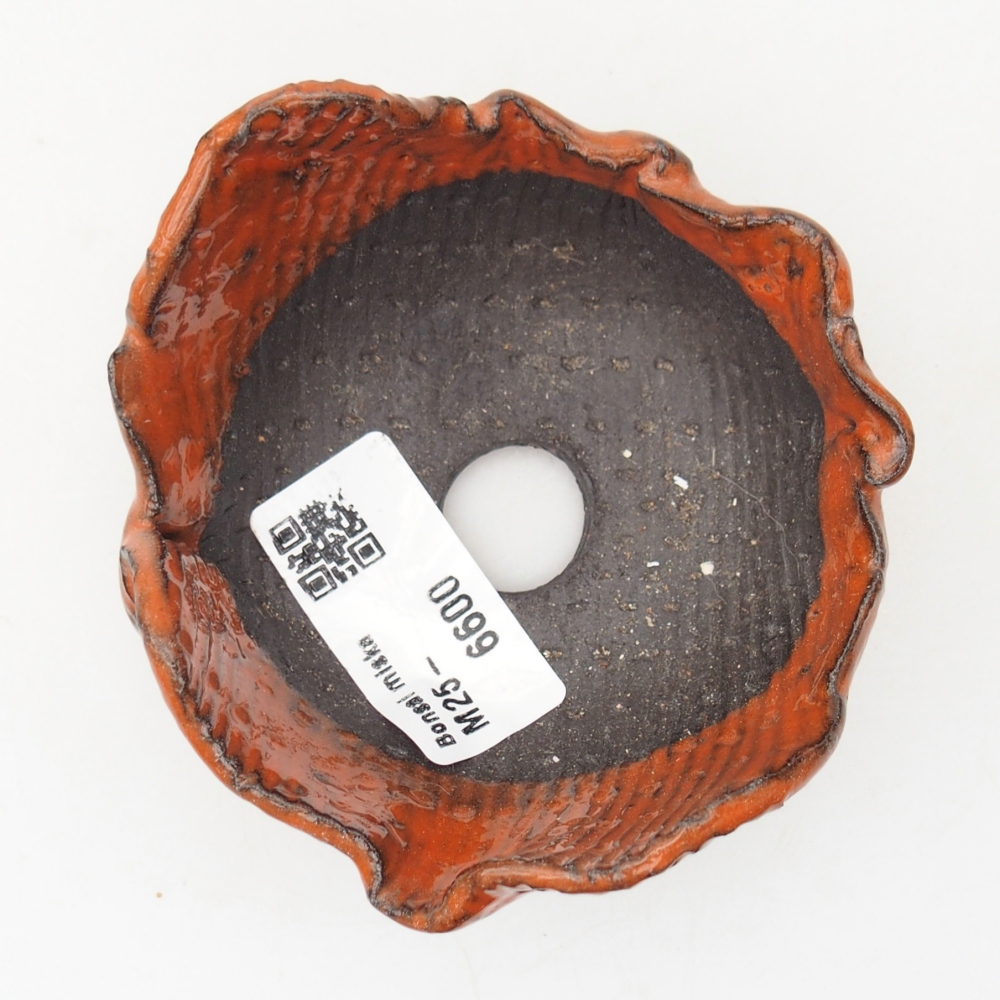 Keramická Skořápka  8,5 x 8,5 x 5 cm , barva oranžová
